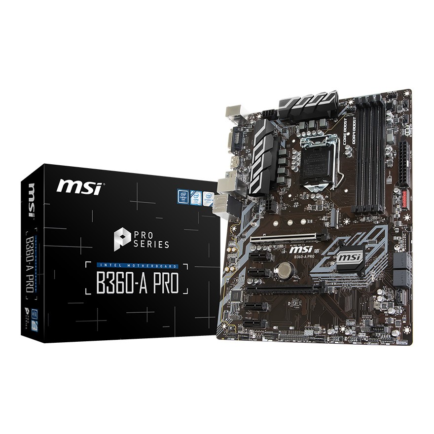 Msi b360 a pro какие процессоры поддерживает