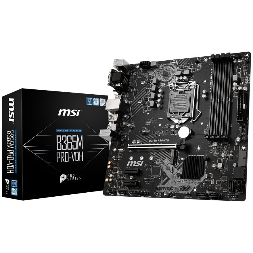 Msi b365m pro vdh совместимость процессоров