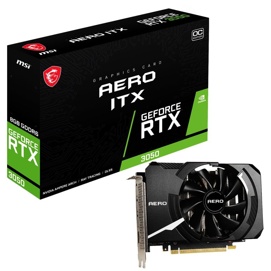 GeForce RTX 3050 AERO ITX 8G OC | MSI グラフィックボード