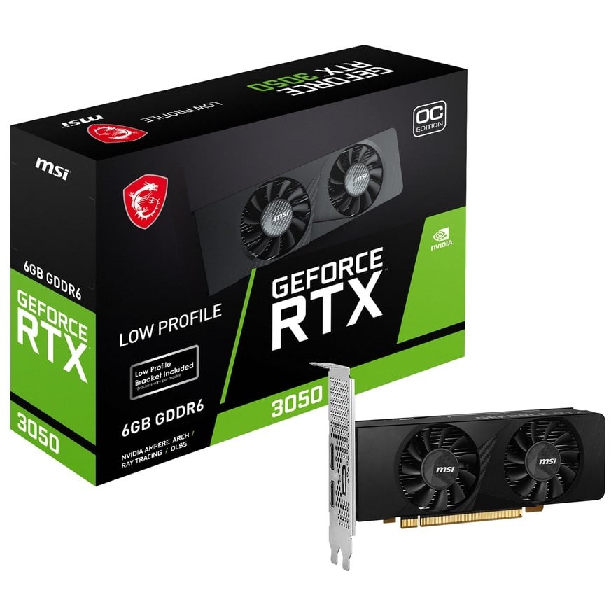 GeForce RTX 3050 LP 6G OC | MSI グラフィックボード GeForce RTX