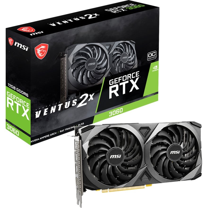 GeForce RTX 3060 VENTUS 2X 12G OC | MSI グラフィックボード