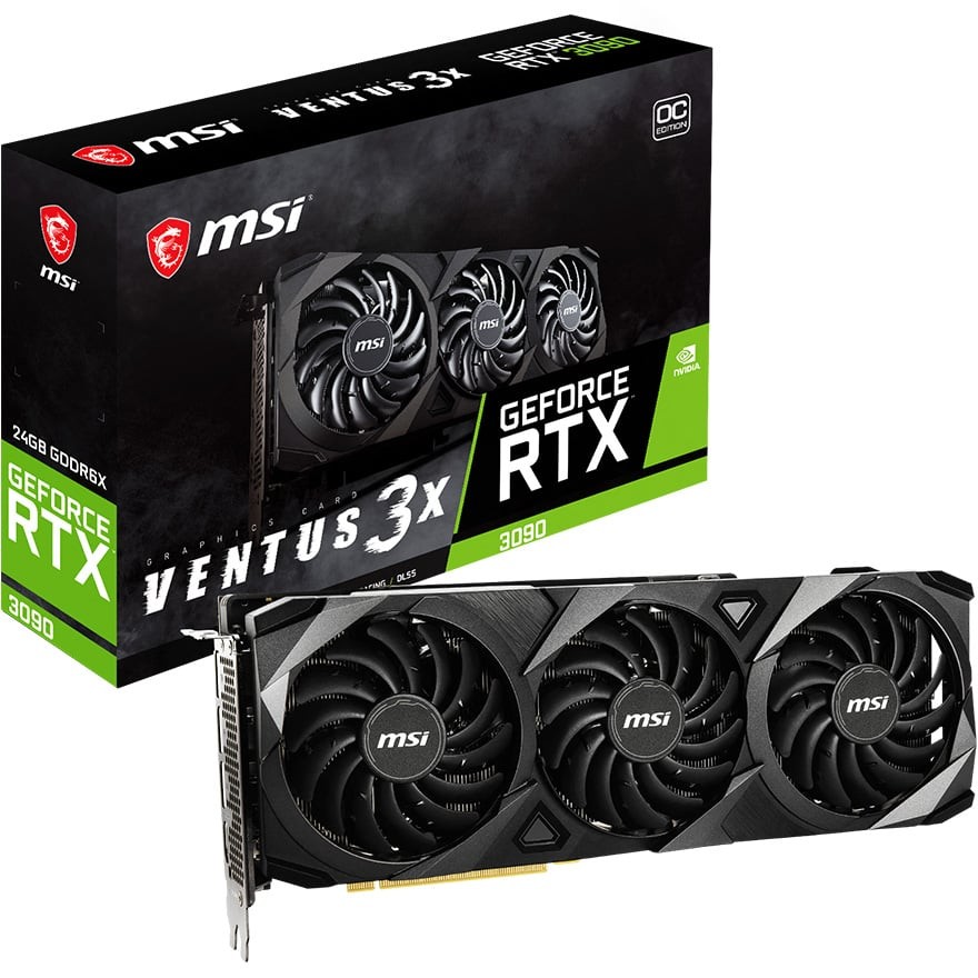 GeForce RTX 3090 VENTUS 3X 24G OC | MSI グラフィックボード GeForce ...