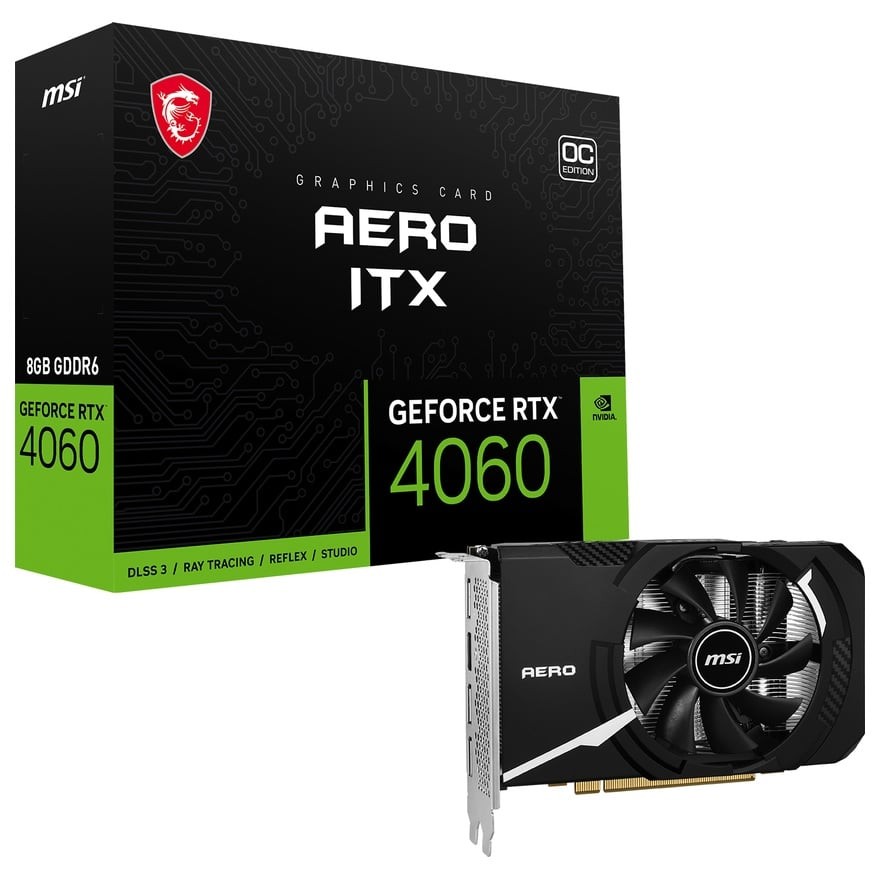 GeForce RTX 4060 AERO ITX 8G OC | MSI グラフィックボード GeForce 
