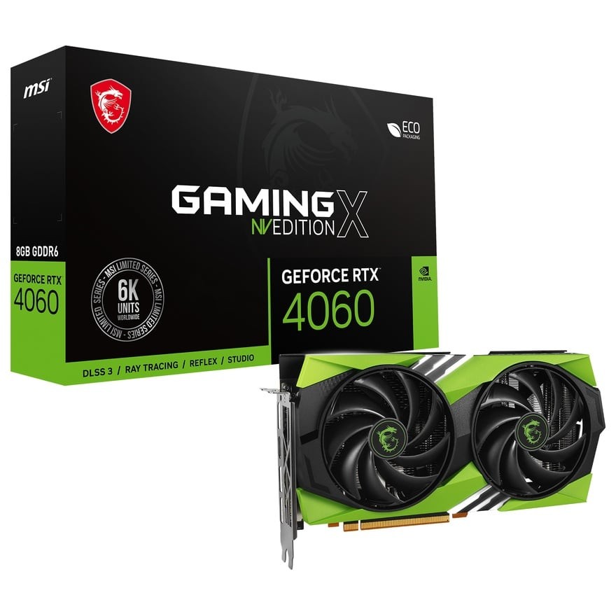 GeForce RTX 4060 GAMING X NV EDITION 8G | MSI グラフィック 