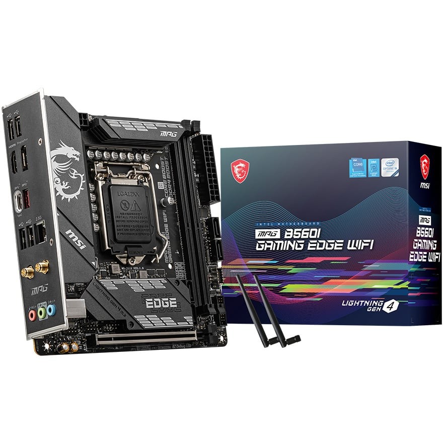 【NEW限定品】 美品 マザーボード MSI MPG B560I GAMING EDGE