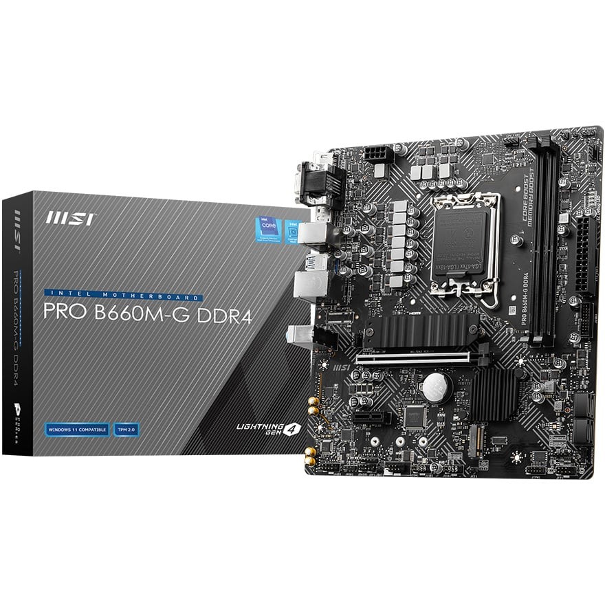 PRO B660M-G DDR4 | MSI マザーボード Intel B660チップセット