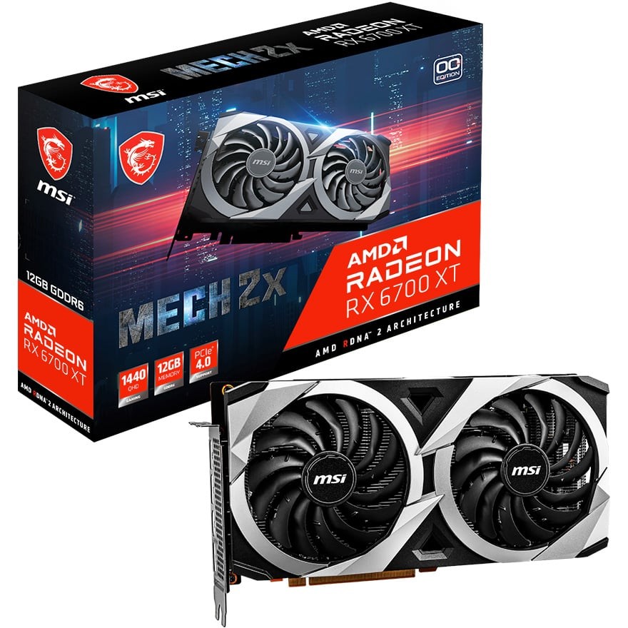 Radeon RX 6700 XT MECH 2X 12G OC | MSI グラフィックボード RADEON