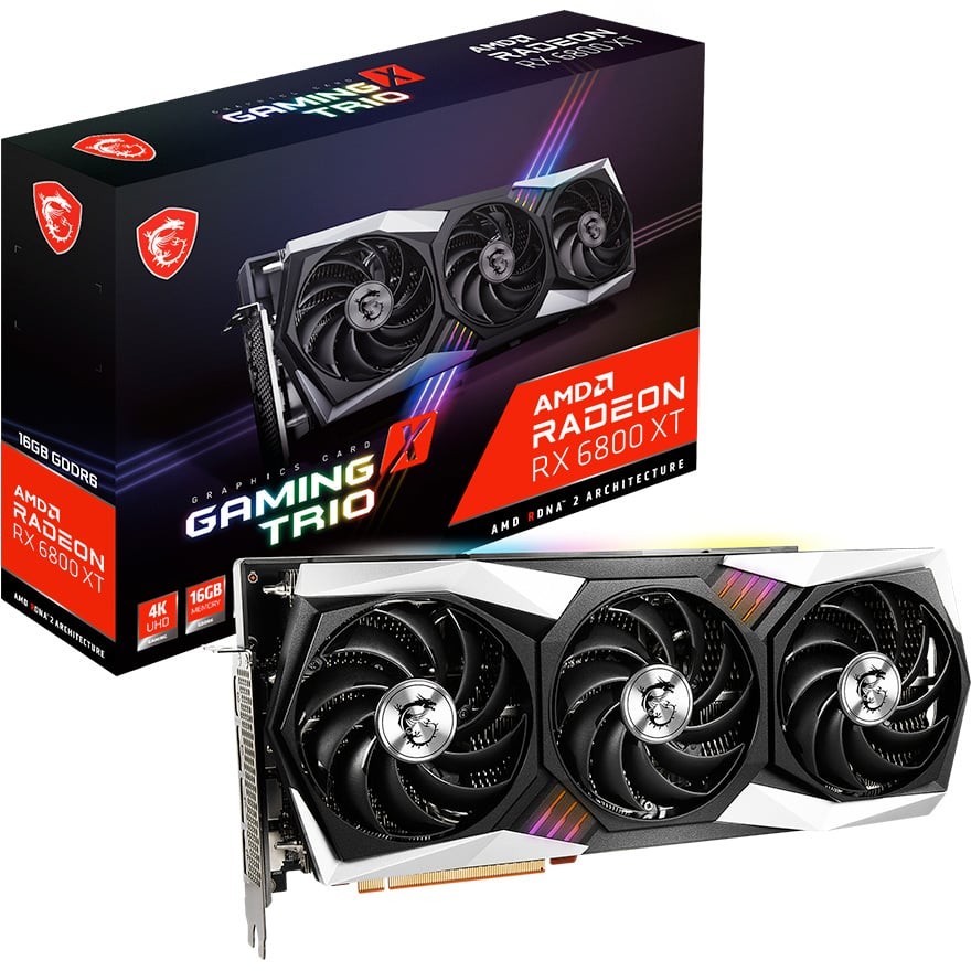 Radeon RX 6800 XT GAMING X TRIO 16G | MSI グラフィックボード RADEON RX 6800 XT |  株式会社アスク