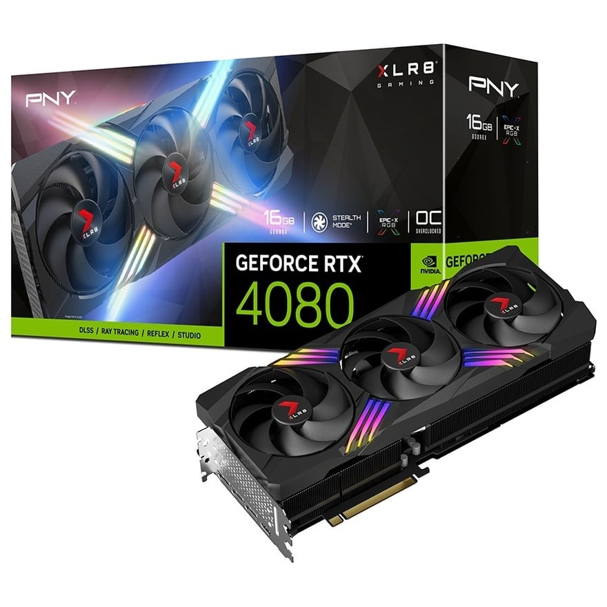 PNY GeForce RTX 4080 16GB XLR8 Gaming VERTO EPIC-X ARGB ...スマホ/家電/カメラ