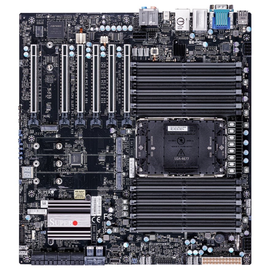 X13SWA-TF | SuperO マザーボード Intel W790チップセット | 株式会社 