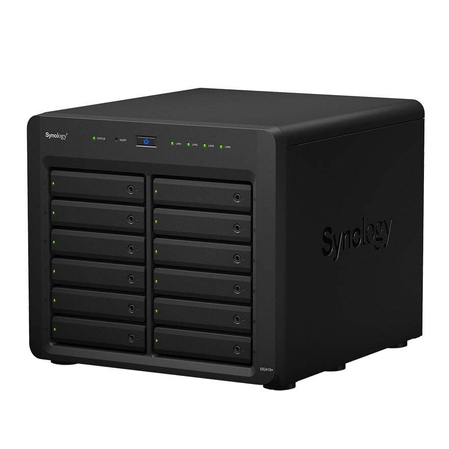 DiskStation DS2419+ | Synology ビジネス向け 12ベイオールインワン