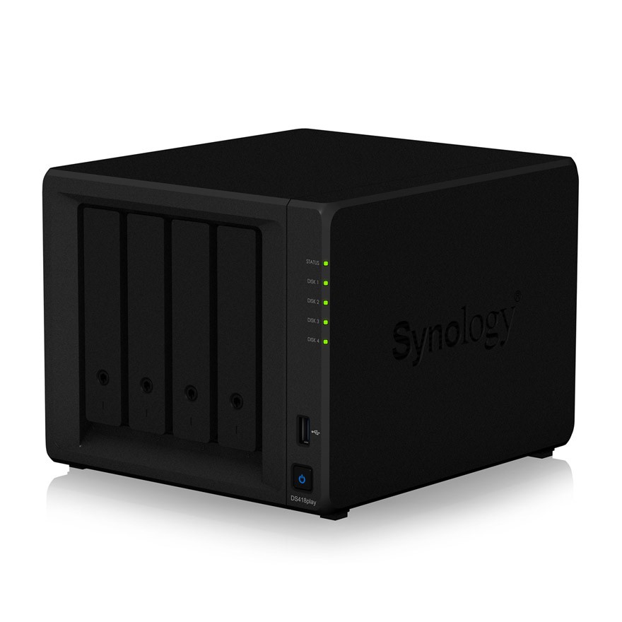 DiskStation DS418play | Synology 4ベイオールインワンNASキット