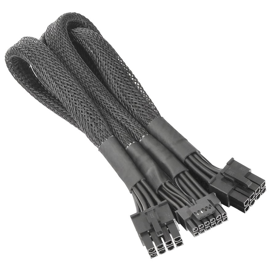 Sleeved PCIe Gen5 Splitter Cable | Thermaltake 電源ユニット用